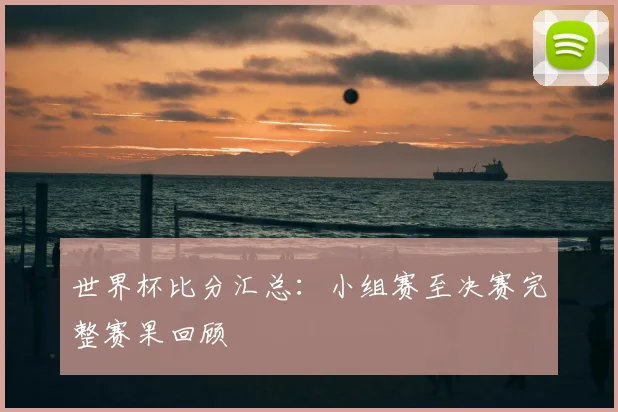 世界杯比分汇总：小组赛至决赛完整赛果回顾
